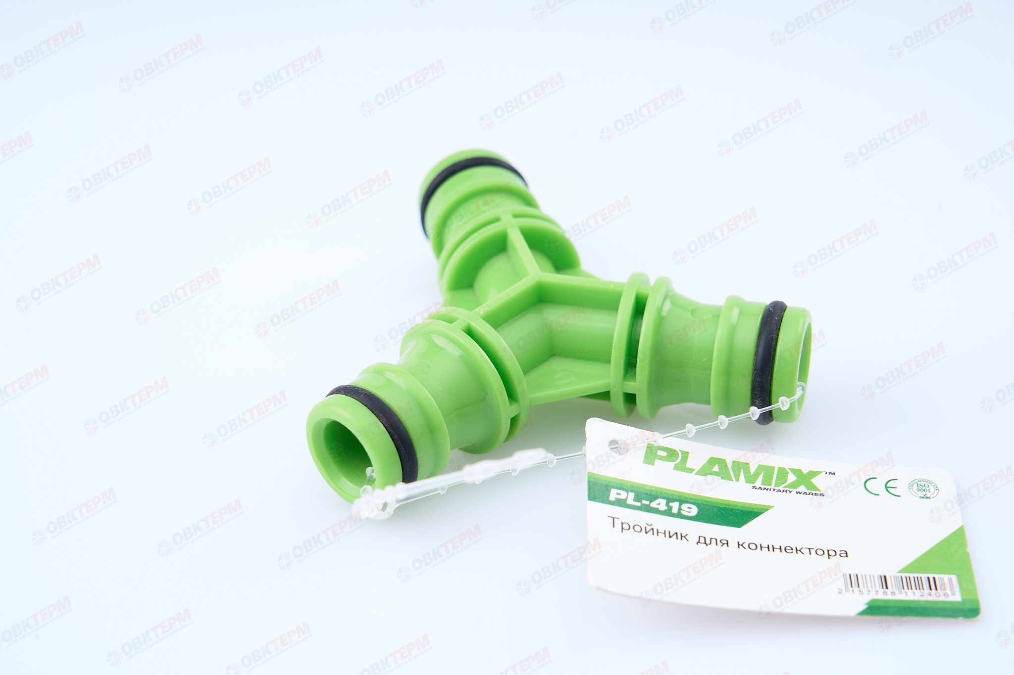 Тройник для коннектора (PPR) (240/60 шт) PLAMIX/CRAB  PL-419 - Изображение №1