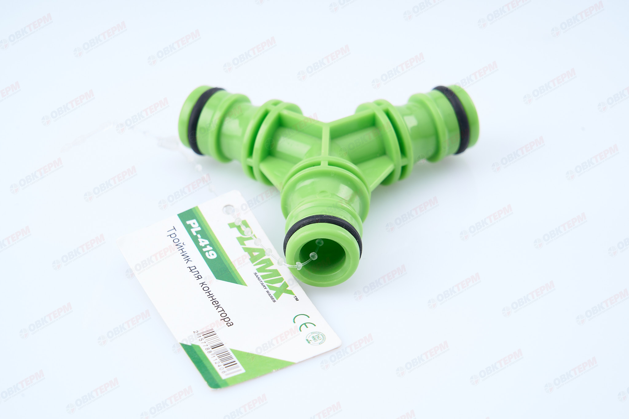 Тройник для коннектора (PPR) (240/60 шт) PLAMIX/CRAB  PL-419 - Изображение №2