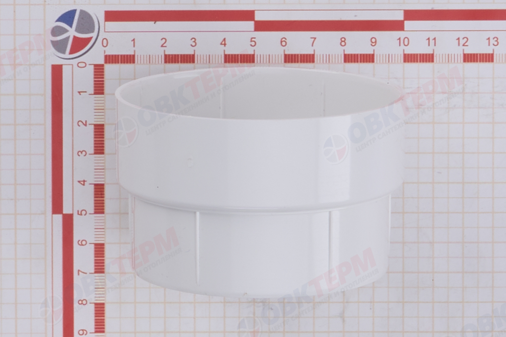 Муфта трубы соединительная ПВХ Grand Line белая (RAL 9003) (уп. 48шт) - миниатюра №6