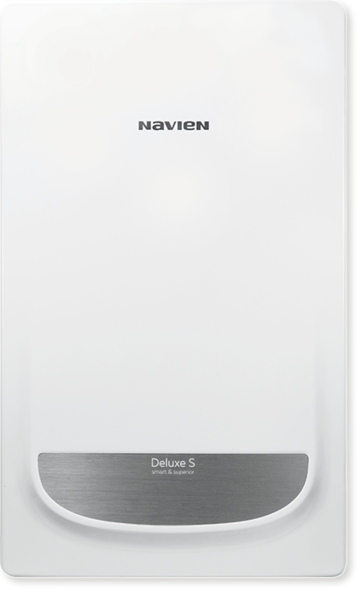 Котел газовый настенный NAVIEN  Deluxe S PRO-16K (16 кВт, 2-х конт, турбо,без трубы) - Изображение №1