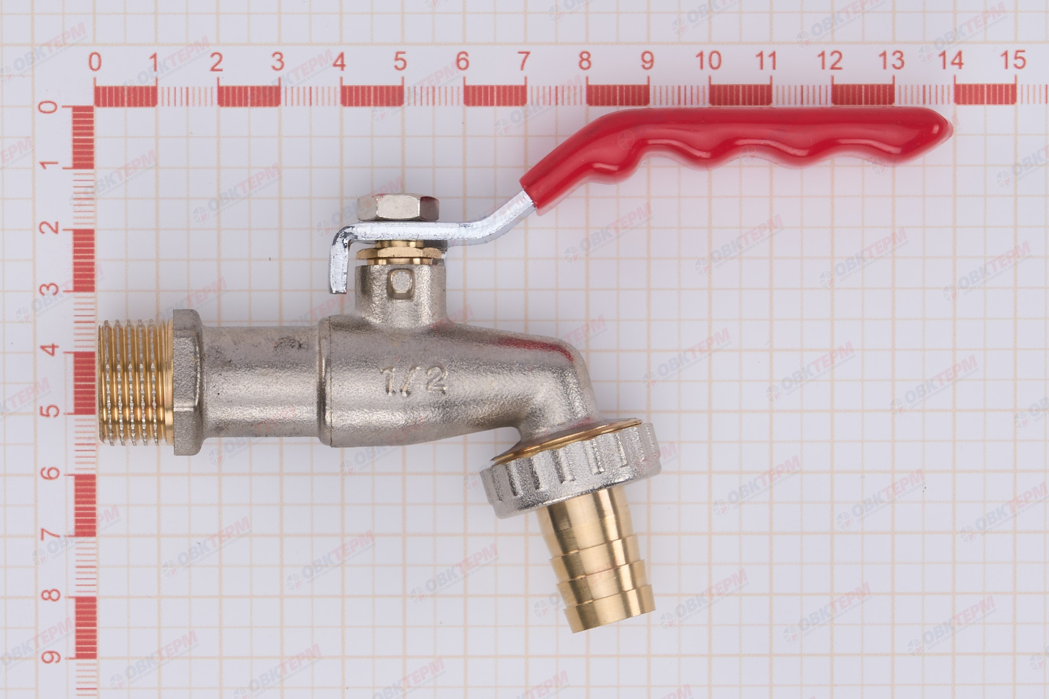 Кран  поливочный 1/2"  NOLF Classic   (64/24) - миниатюра №6