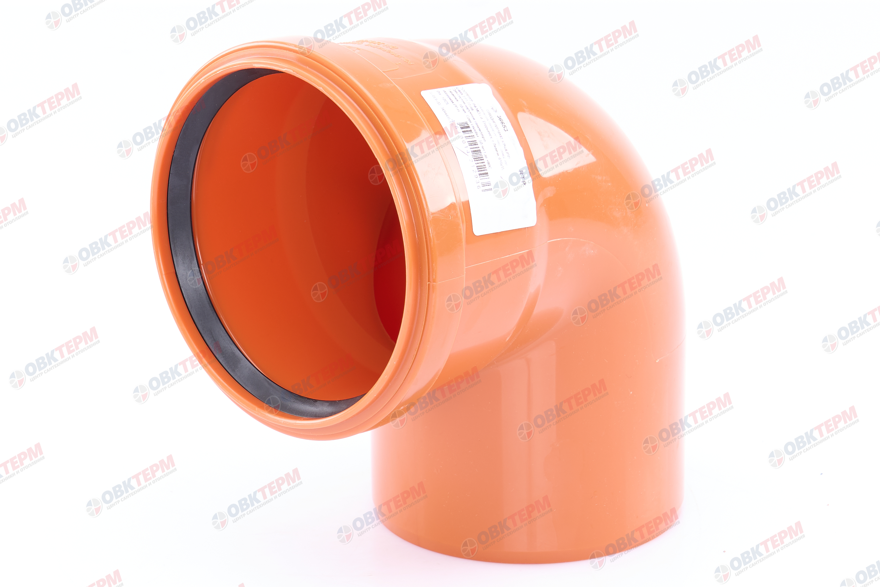 Отвод  110  90*   РЫЖИЙ   (35 шт)        RTP - Изображение №2