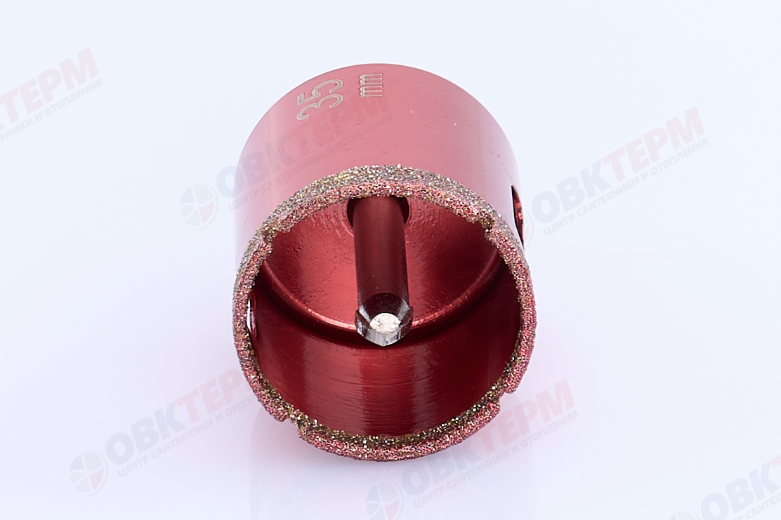 Коронка алмазная по керамограниту и мрамору с напр.сверлом 35 мм Hardcore - Изображение №3