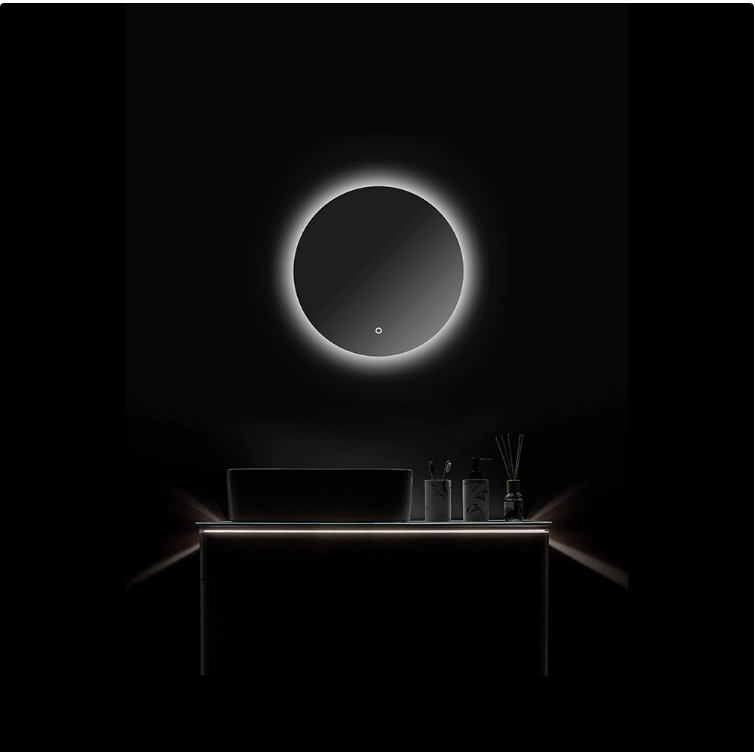 Зеркало  600 круглое с подсветкой "Savanna - Lite"(открытая подсветка,сенсорный выкл) Silver Mirrors - миниатюра №6