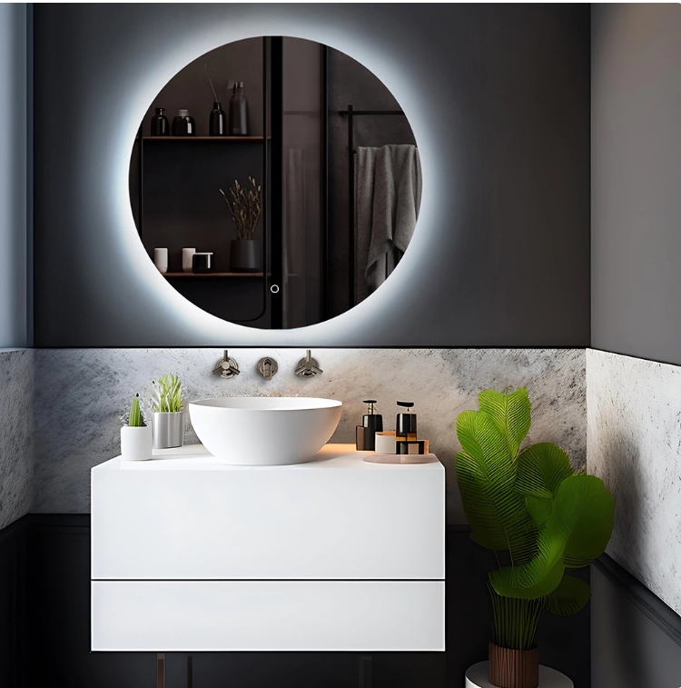Зеркало  600 круглое с подсветкой "Savanna - Lite"(открытая подсветка,сенсорный выкл) Silver Mirrors - миниатюра №7