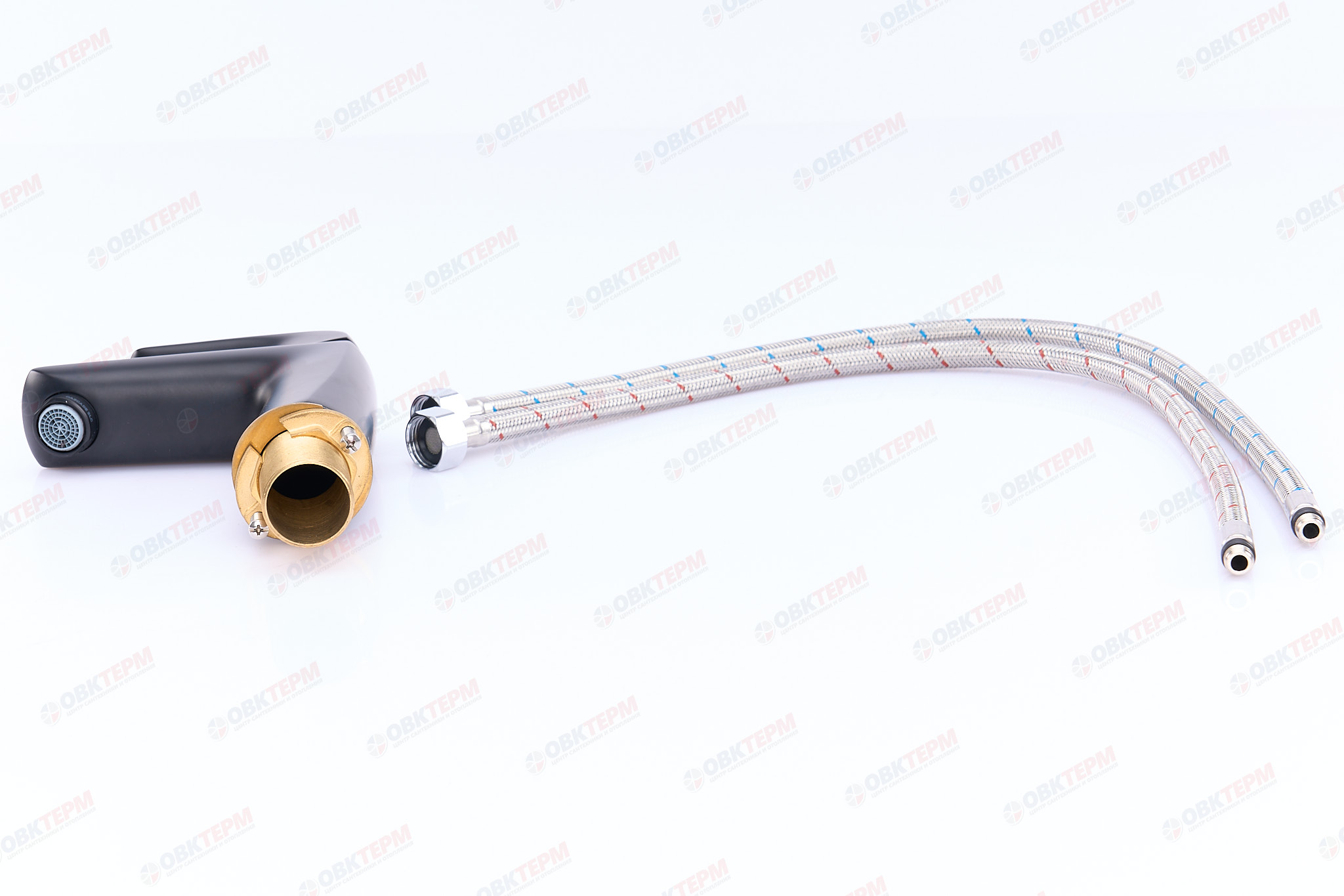 Смеситель д/умывальника KOER KB-10008-05 (Цвет черный) (8шт/ящ) - Изображение №5