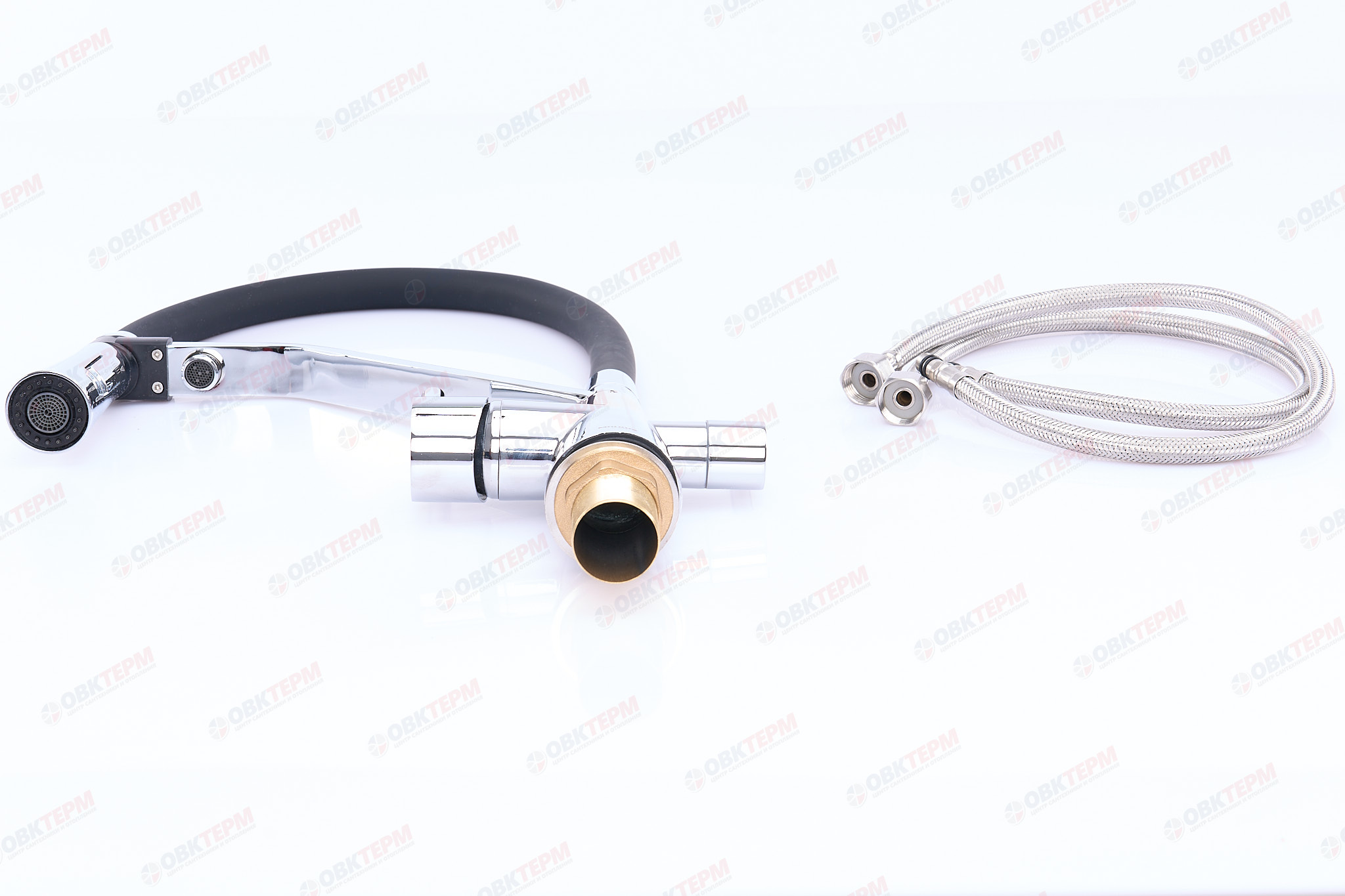 Смеситель д/кухни под ФИЛЬТР MIXXUS PREMIUM MAGNET 021 REFL.BLACK Ø35 (8 шт/ящ) - Изображение №4