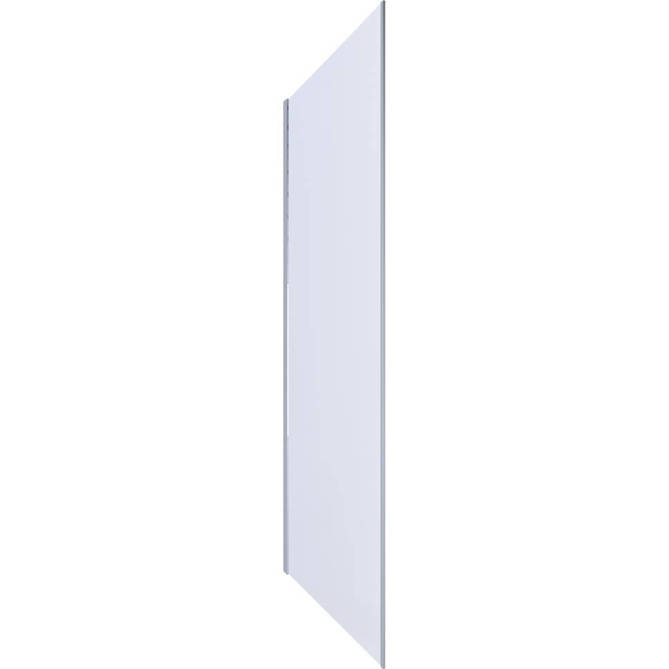 Боковая стенка, прозрачное стекло 6мм, профиль сатин, ALEX BAITLER   SG61C80 (800*2000) - Изображение №1