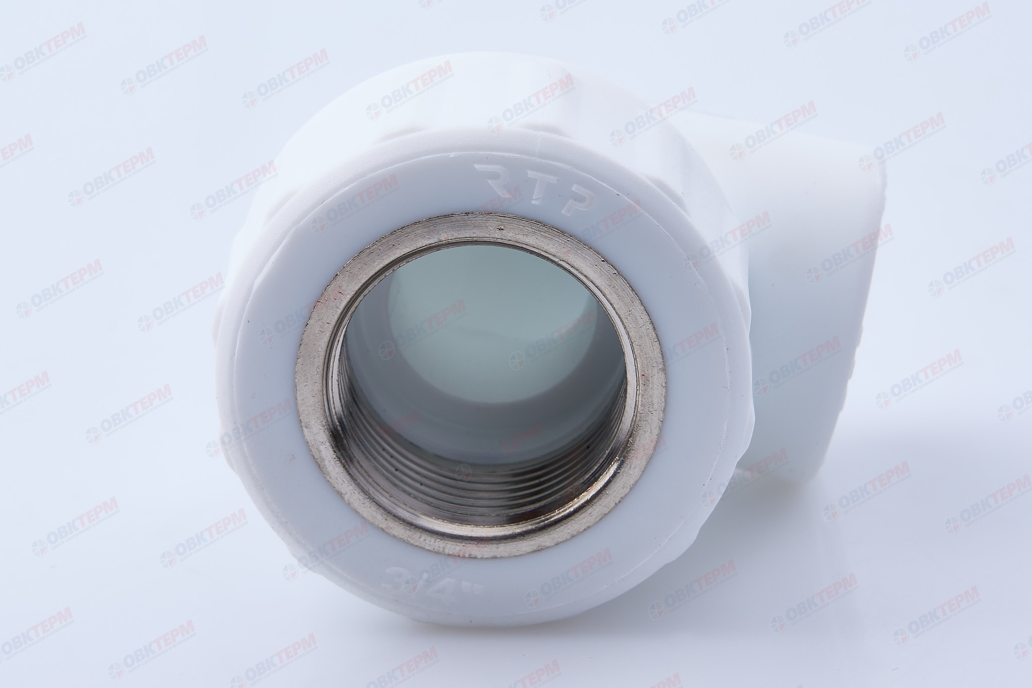 Угол с МРВ  20 * 3/4"   БЕЛЫЙ PP-R   (RTP)    (75/25) - Изображение №3