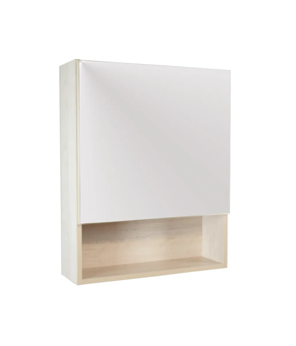 Шкаф-Зеркало Фламенко 619 - белый  Flamenco - изображение №1