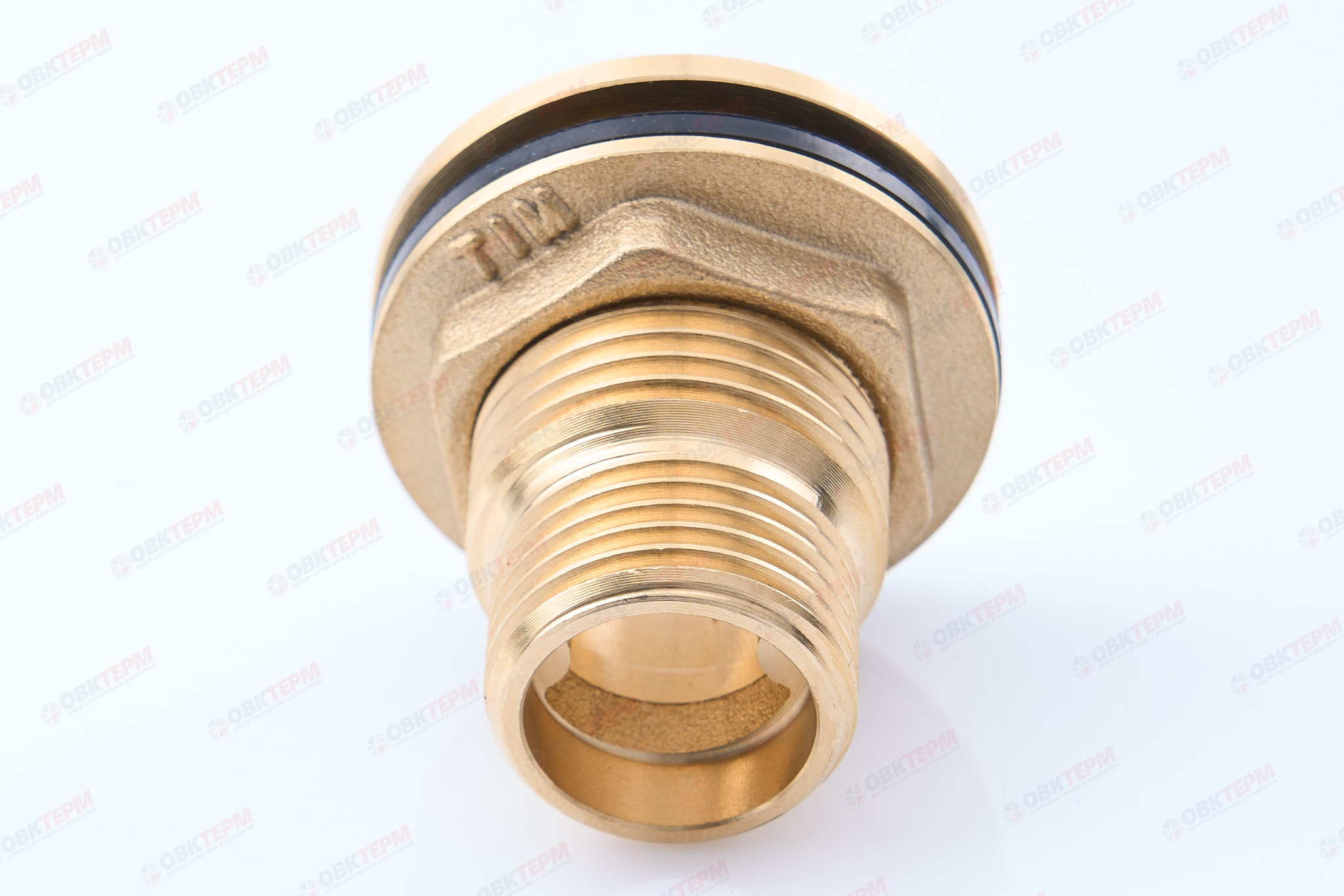 Врезка в ёмкость (контргайка с левой резьбой)   1/2"               TIM    (100/5шт) - Изображение №4