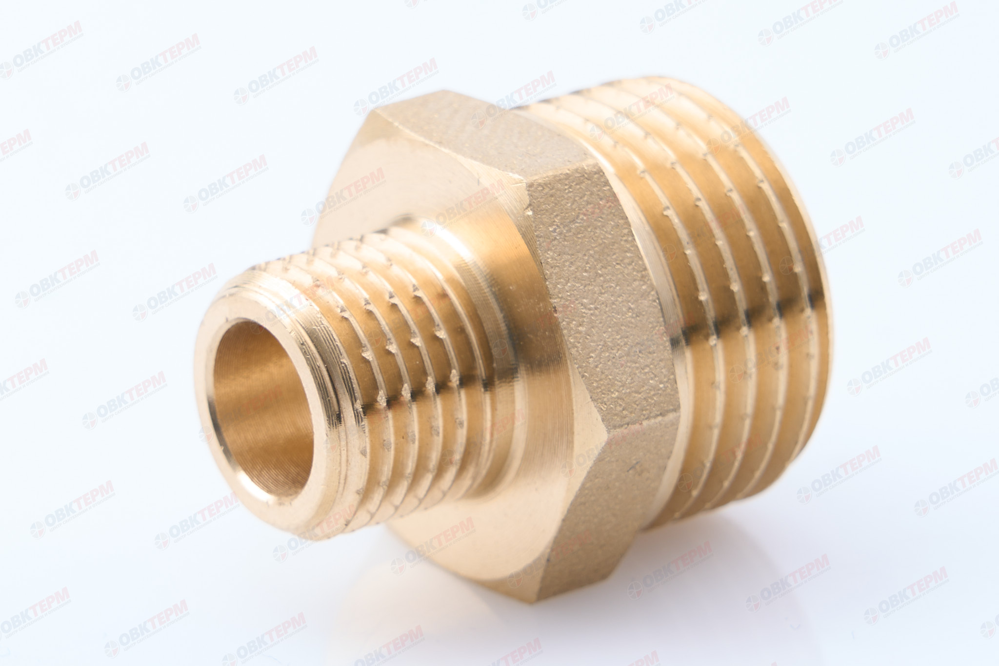 Ниппель        1/2"  -   1/4"                    TIM   (360/10) - Изображение №1