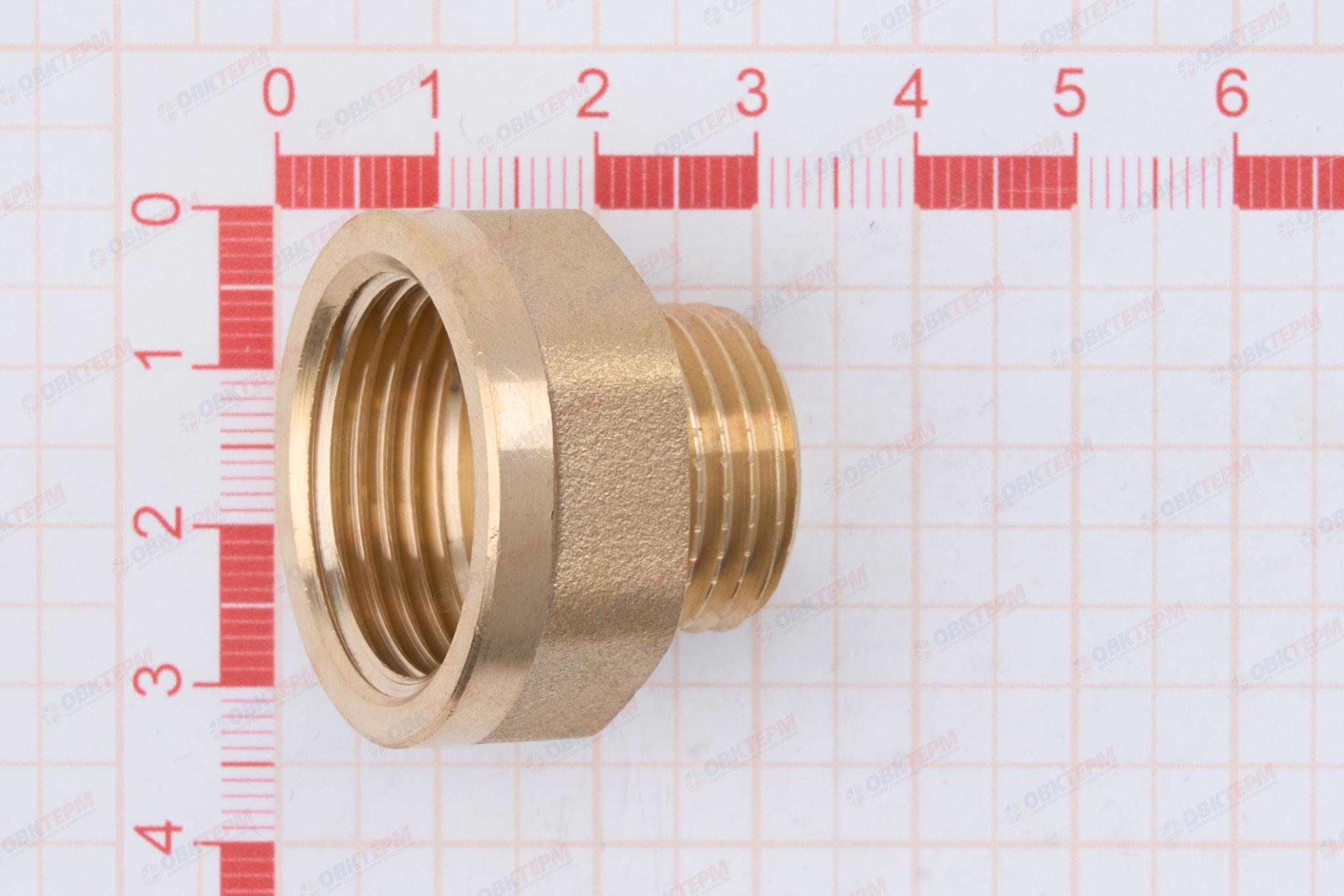 Переходник       3/4" В  -  1/2" Н         TIM    (200/10) - миниатюра №6