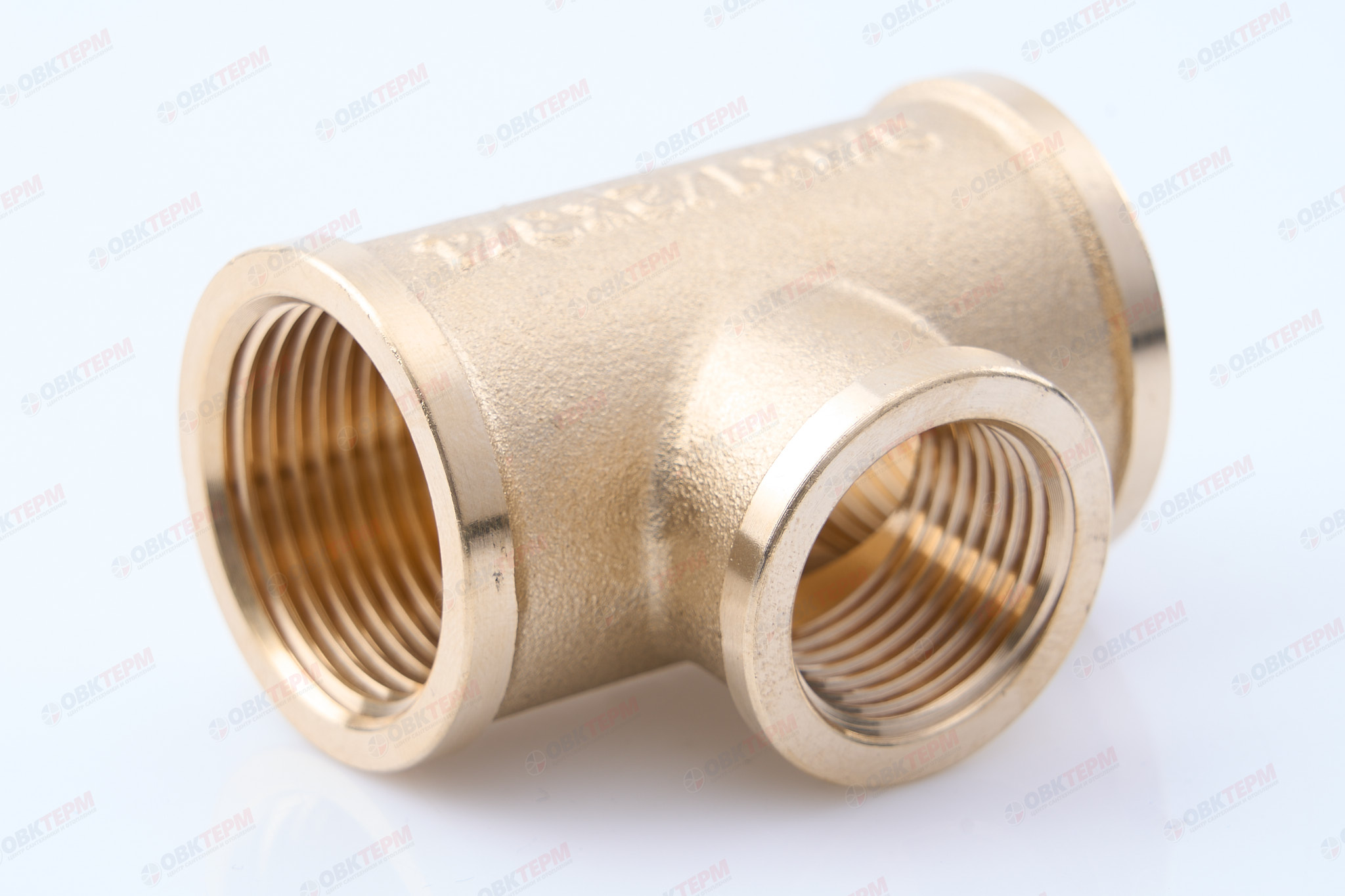Тройник       3/4" - 1/2"  - 3/4"   ввв      TIM    (70/10шт) - Изображение №1