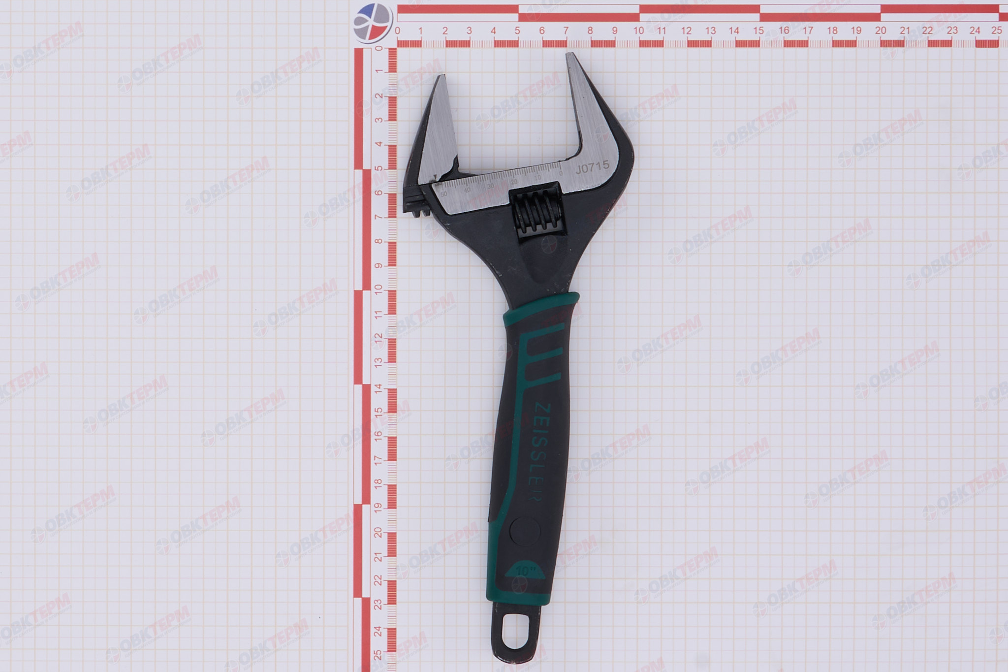 Ключ разводной с тонкими губками  250/50 мм  ZEISSLER   (6шт/24ящ) - Изображение №5