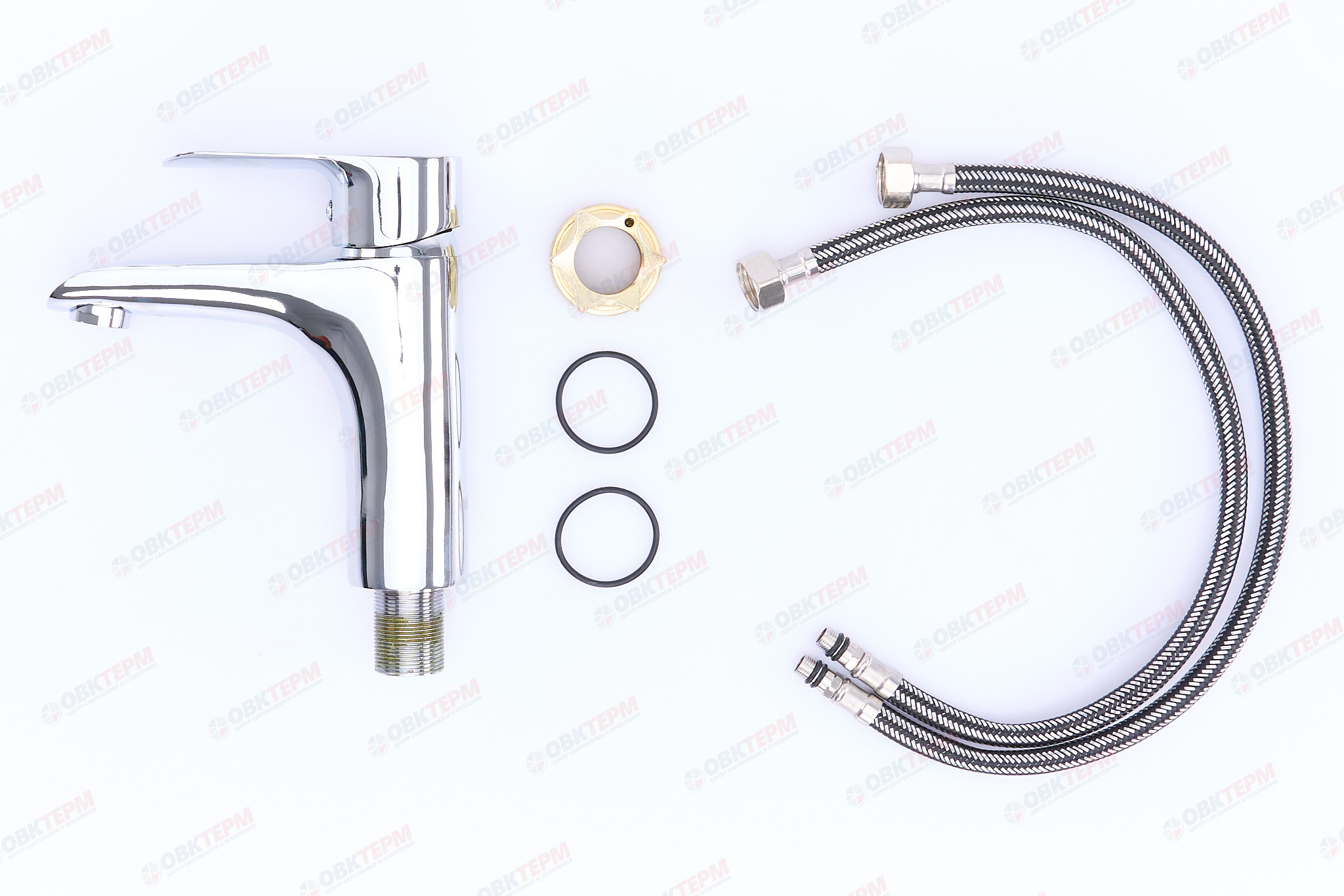Смеситель д/умывальника ZERIX MOL-A152 ГАЙКА (10 шт/ящ) - миниатюра №5