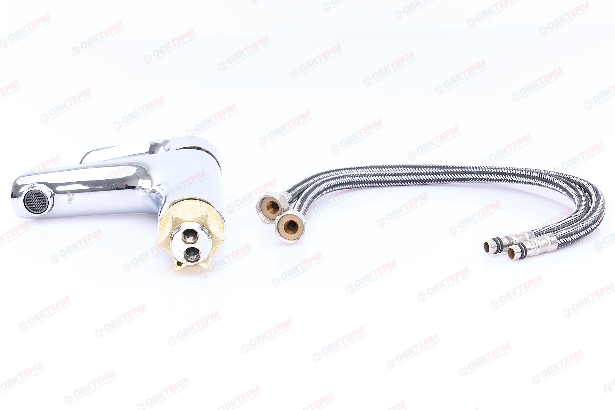 Смеситель д/умывальника ZERIX MOL-A152 ГАЙКА (10 шт/ящ) - миниатюра №6