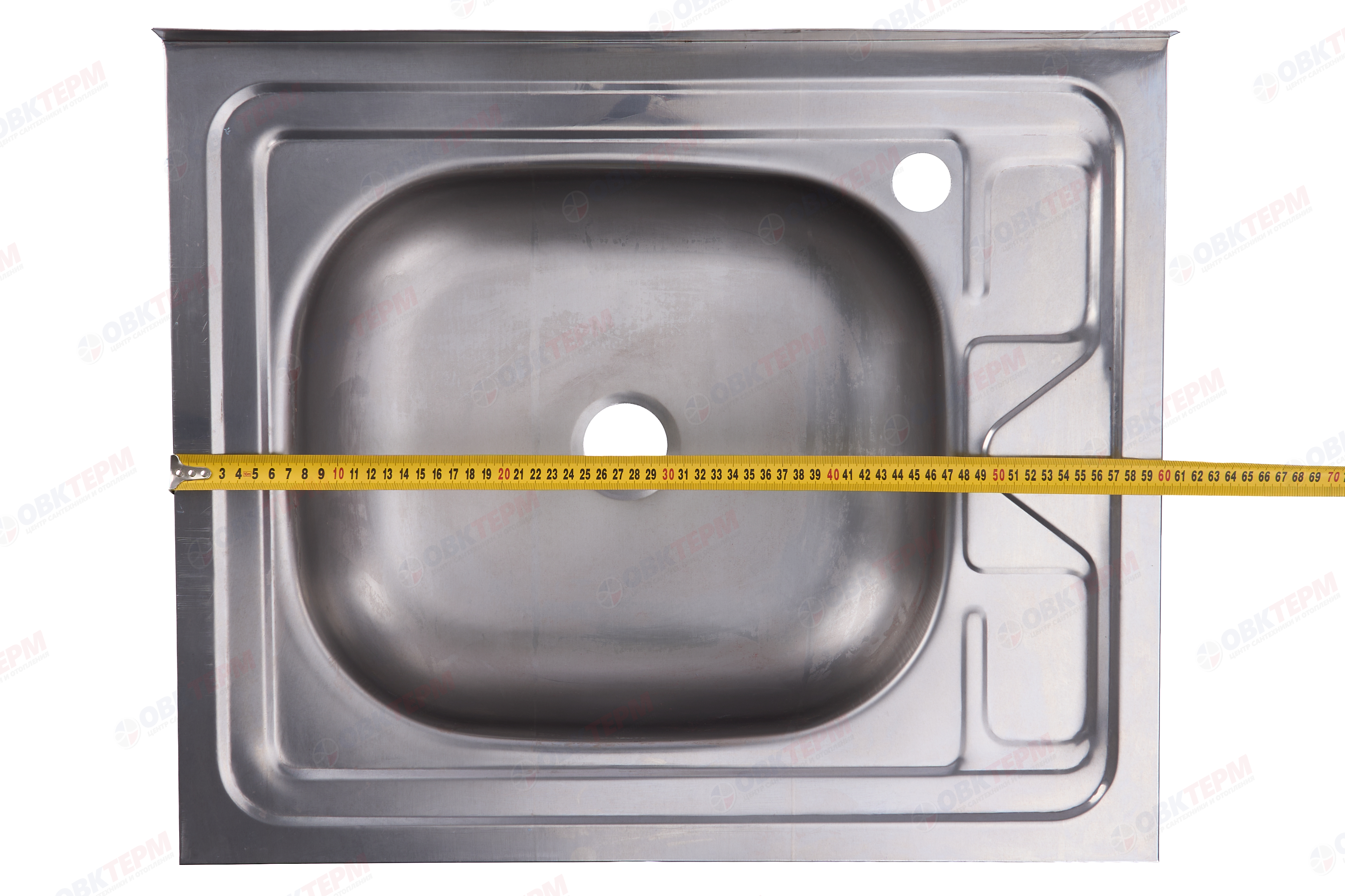 TRIO  Мойка НАКЛАДНАЯ 50*60L*0,40мм   БЕЗ СИФОНА - миниатюра №8
