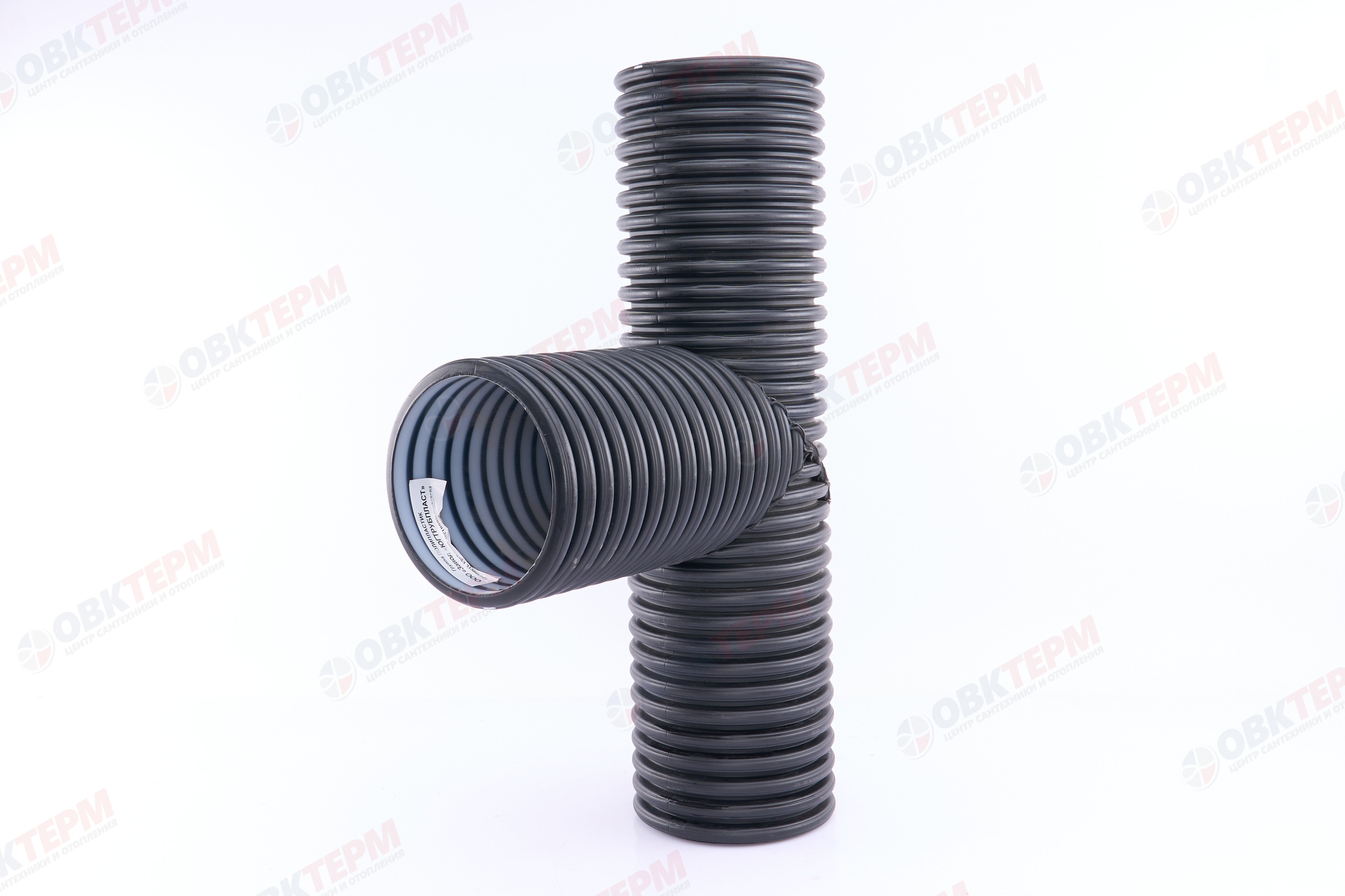 Тройник  КОРСИС DN/OD  200* 200*  90*      SN 8 гоф - Изображение №2