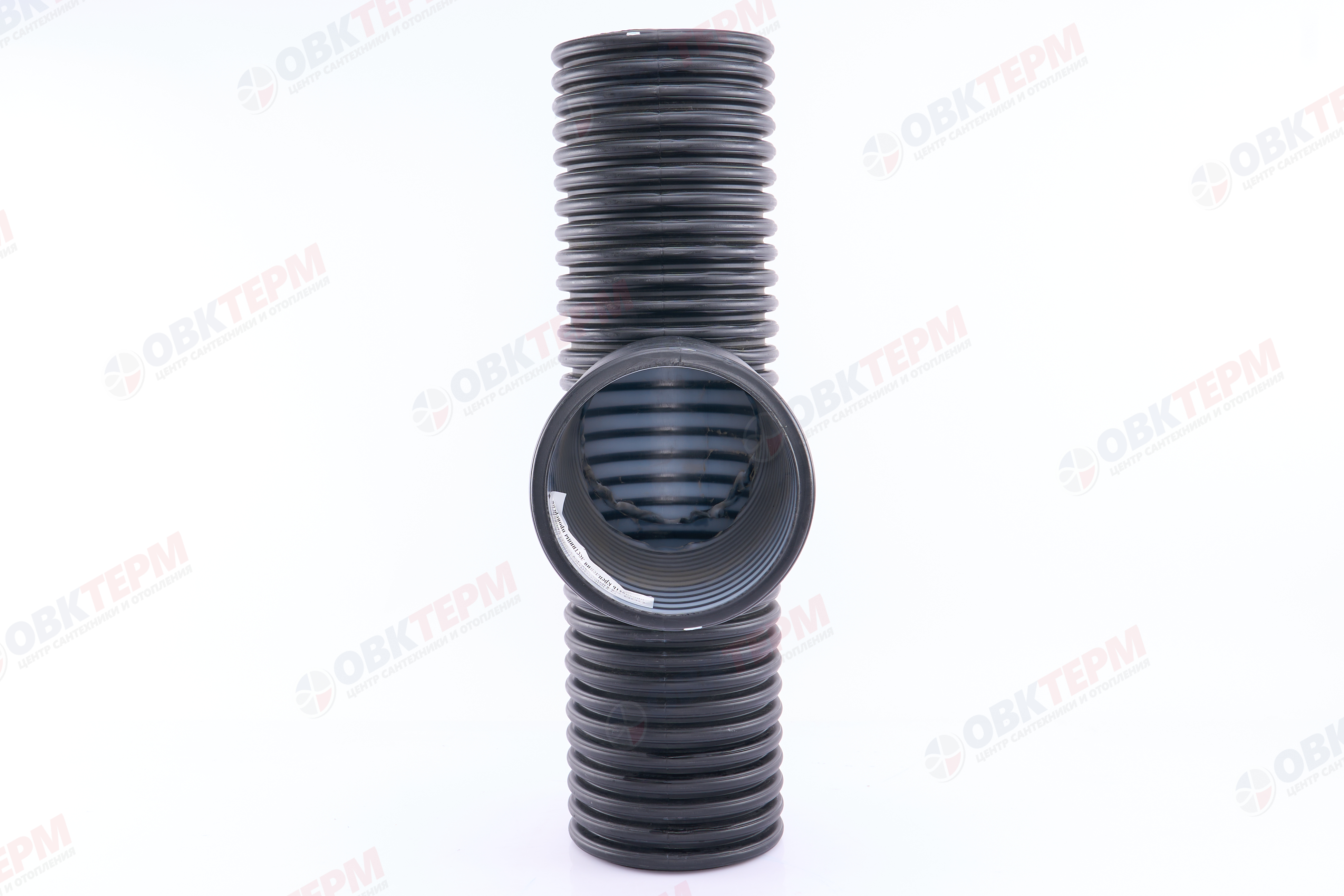 Тройник  КОРСИС DN/OD  200* 200*  90*      SN 8 гоф - Изображение №3