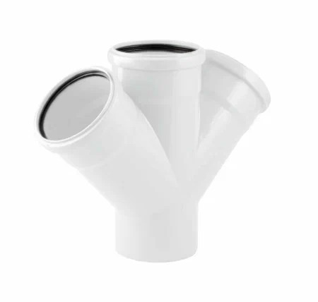 Крестовина ELITE одноплоскостная  МК МПП 110/110/110х45, белый, РТП (15шт) - изображение №1
