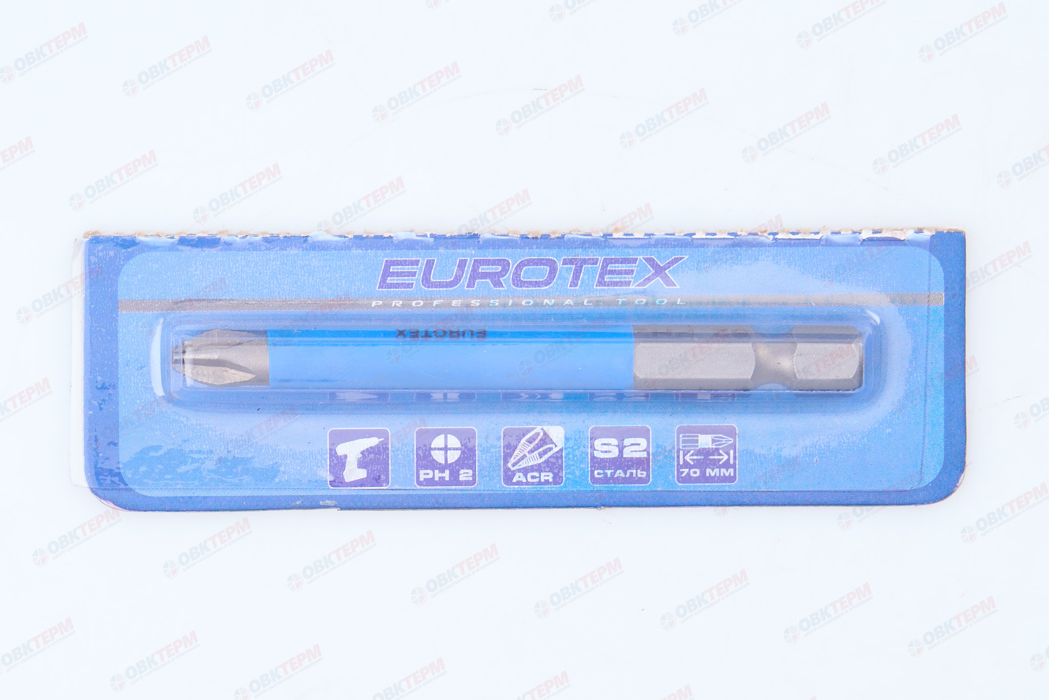 Биты PH2  70 мм для больших нагрузок EUROTEX - Изображение №5