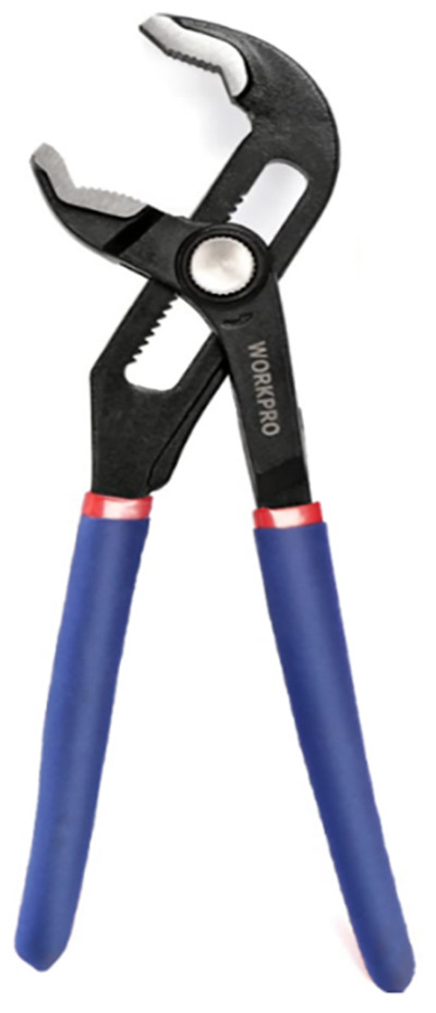 Клещи переставные 250мм CR-V (с кнопкой) WORKPRO, Китай - Изображение №1