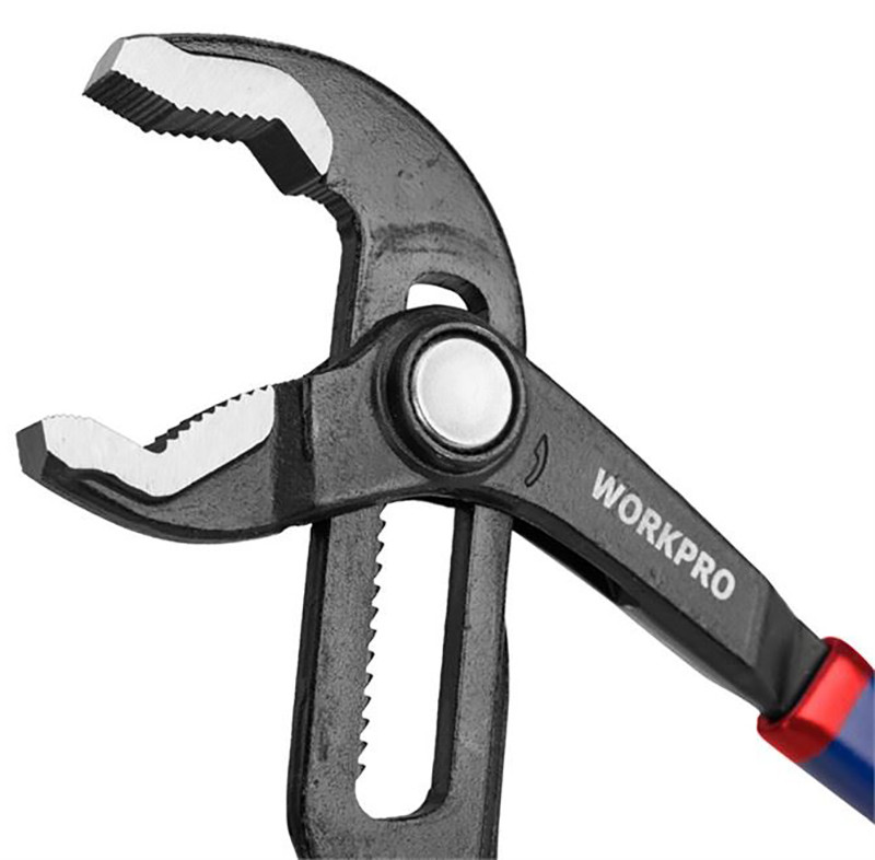 Клещи переставные 250мм CR-V (с кнопкой) WORKPRO, Китай - Изображение №2
