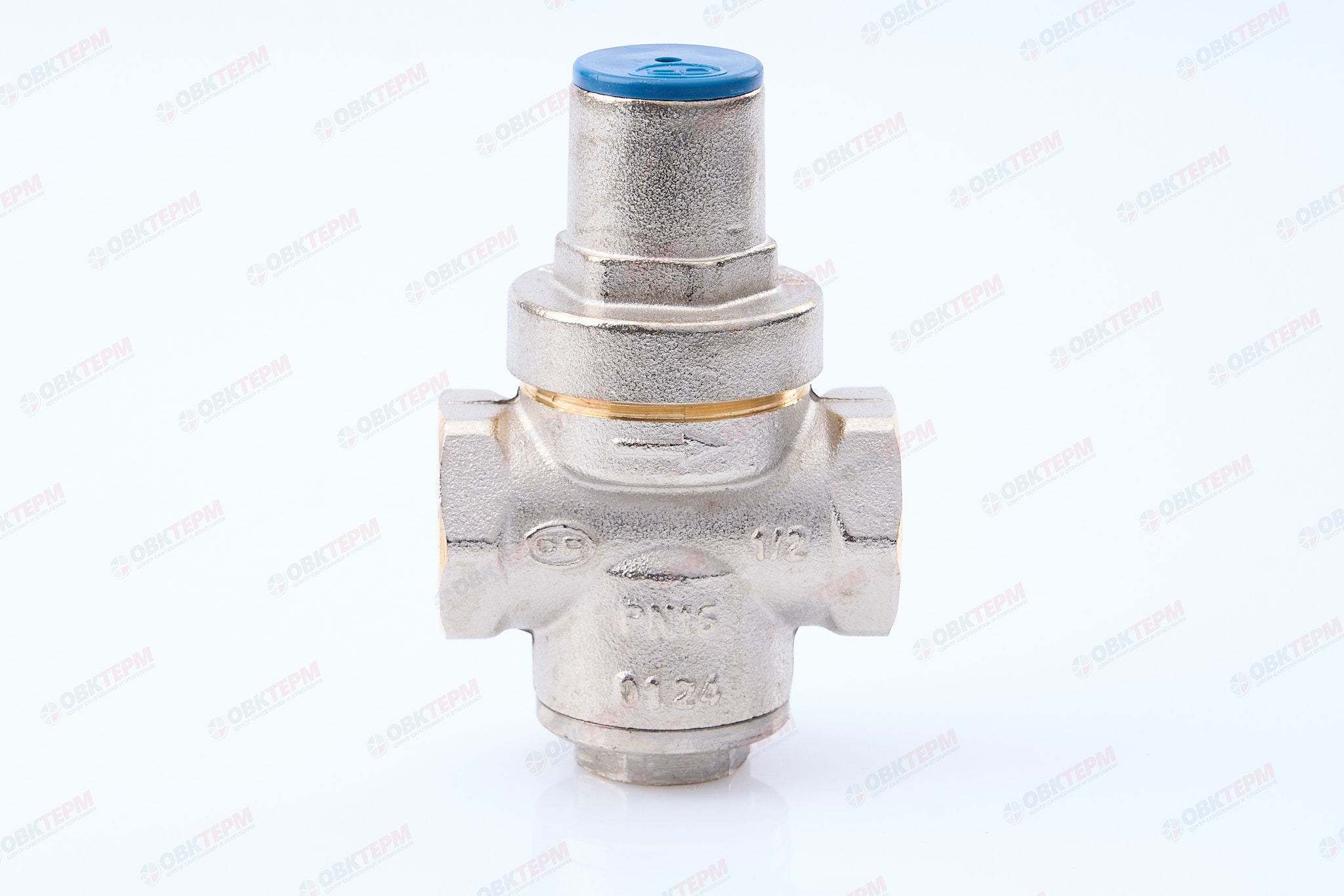 Редуктор давления поршневой SABO VALTEC PN16 от 1 до 5,5 бар 1/2" никель (аналог VT.086.N.04) (1/50) - Изображение №2