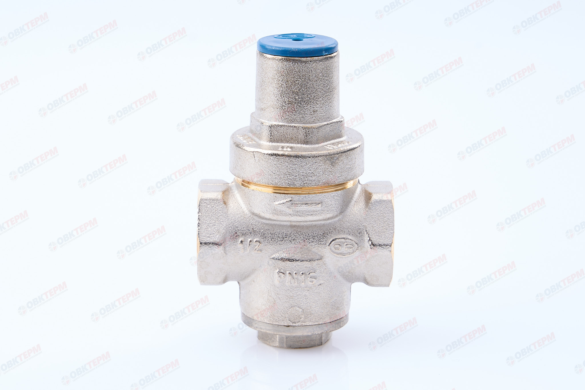Редуктор давления поршневой SABO VALTEC PN16 от 1 до 5,5 бар 1/2" никель (аналог VT.086.N.04) (1/50) - Изображение №4
