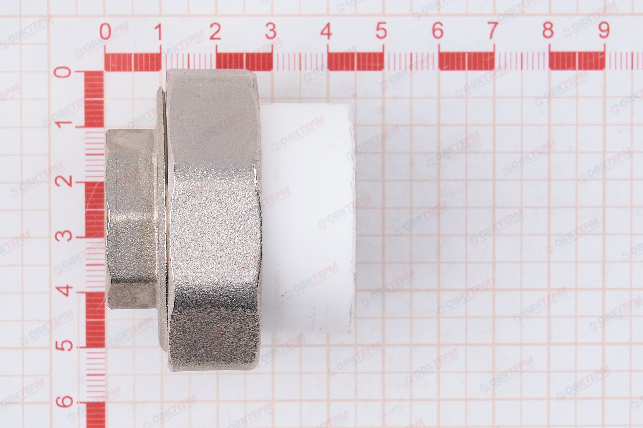 Разборное соединение   32 *  3/4"  В   БЕЛАЯ          (PRO AQUA)    (50/10) - миниатюра №6