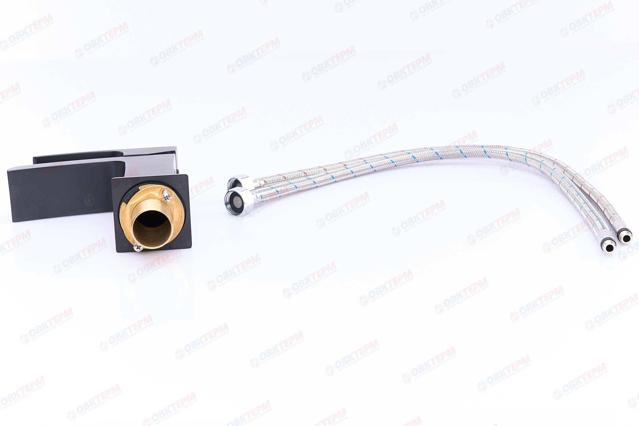 Смеситель д/умывальника KOER KB-14007-05 водопад  (Цвет черный) (8шт/ящ) - Изображение №5