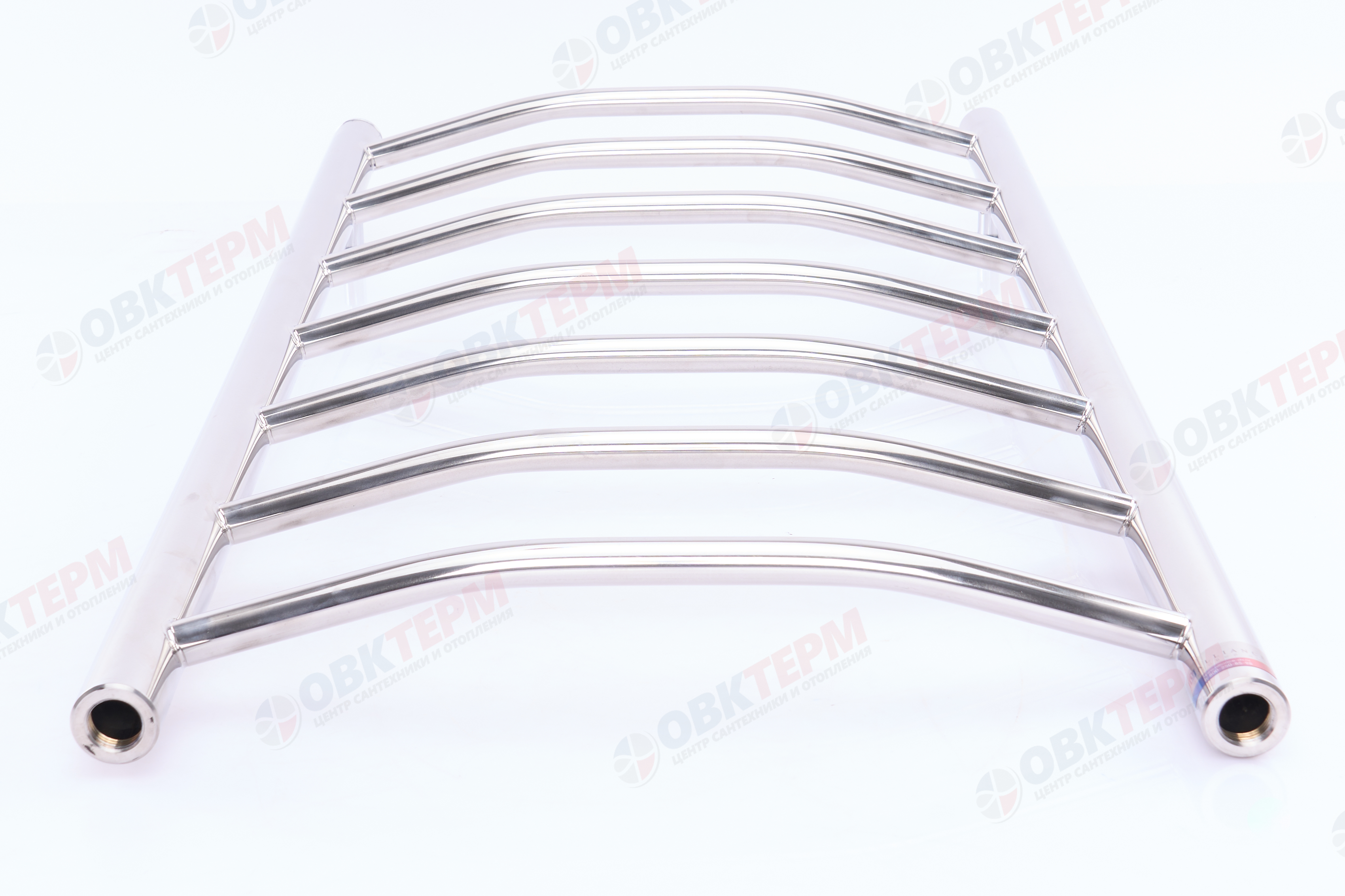 Полотенцесушитель лесенка ТДА ЛНК 40 х 80 Л  вн.резьба 1/2" 7 перекладин АДВ - миниатюра №3